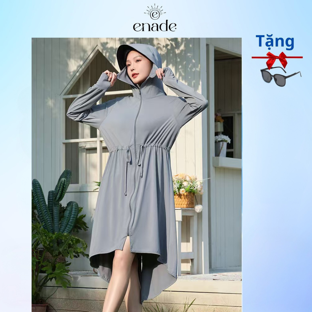 Áo Chống Nắng Su Lạnh Dáng Dài Enade - UPF50+
