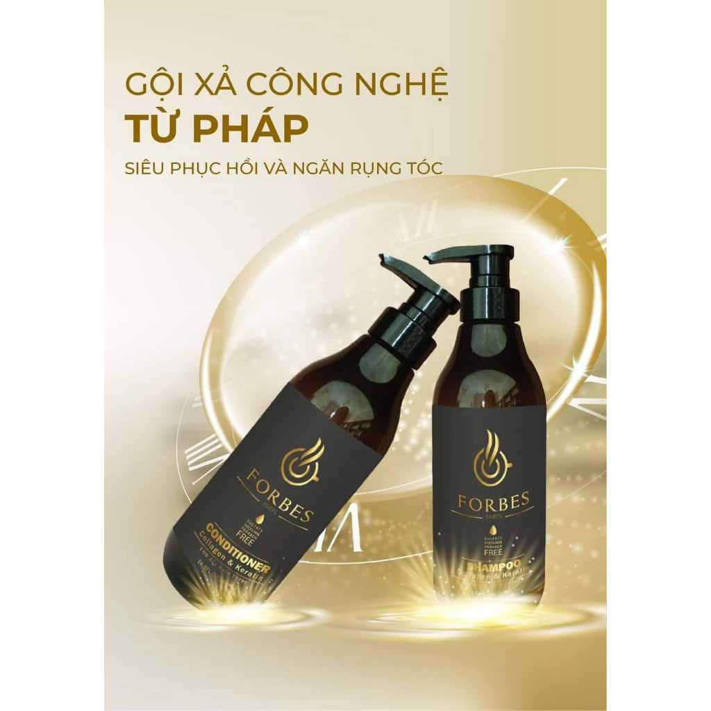 Cặp gội xả kích mọc chống rụng tóc Forbes 500ml