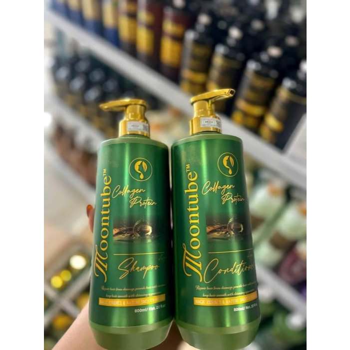 Bộ dầu gội xả Moontube Argan 800ml