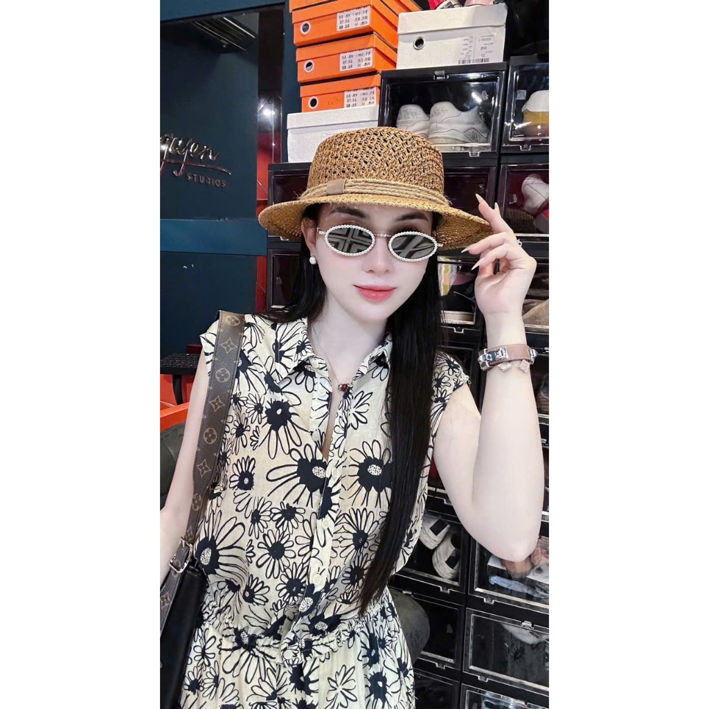 2026.Sét áo sơmi+ chân váy xoè in hoa. Đủ size SMLXL mát, mềm [IN HOA- CV XOÈ]