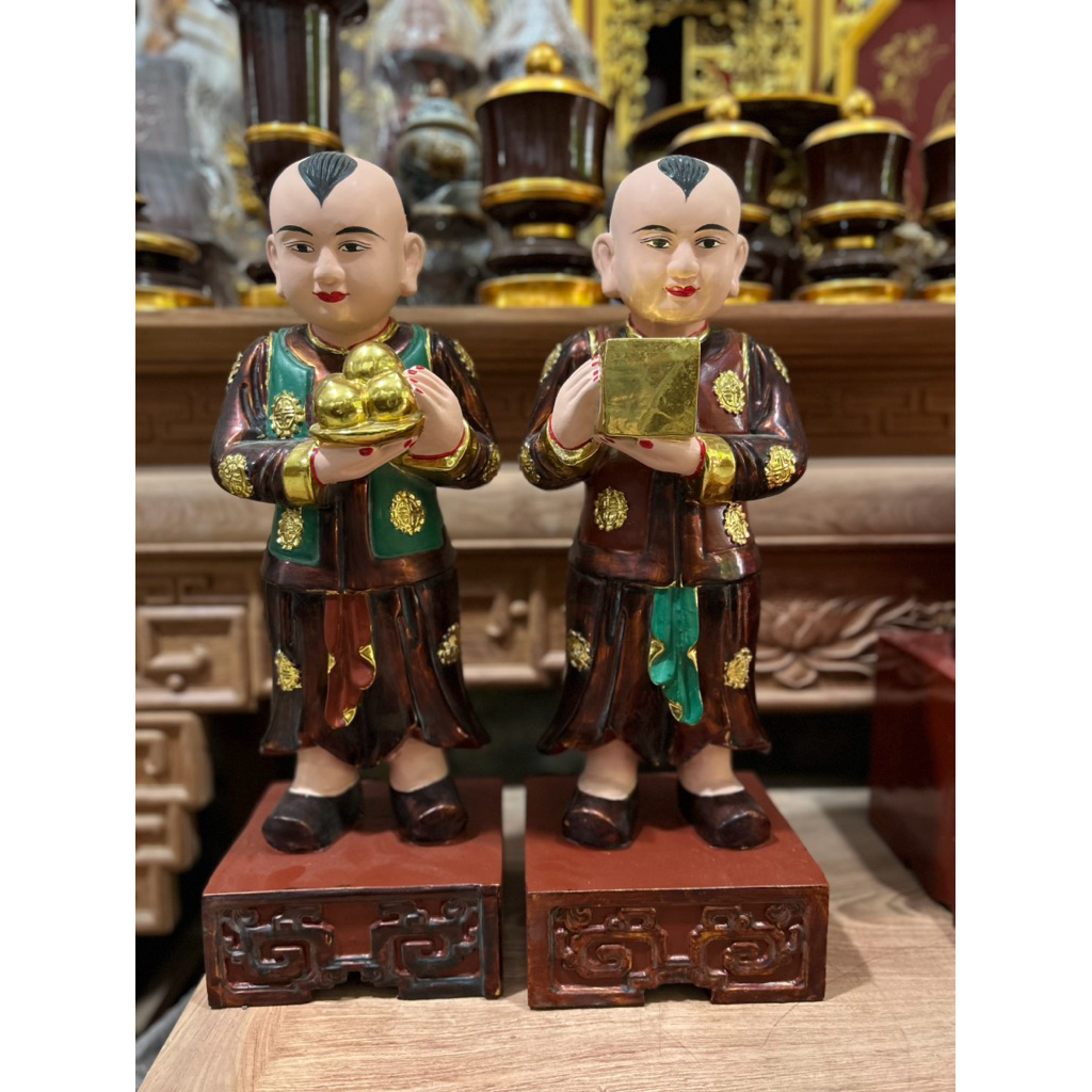 Tượng phật cậu gỗ mít