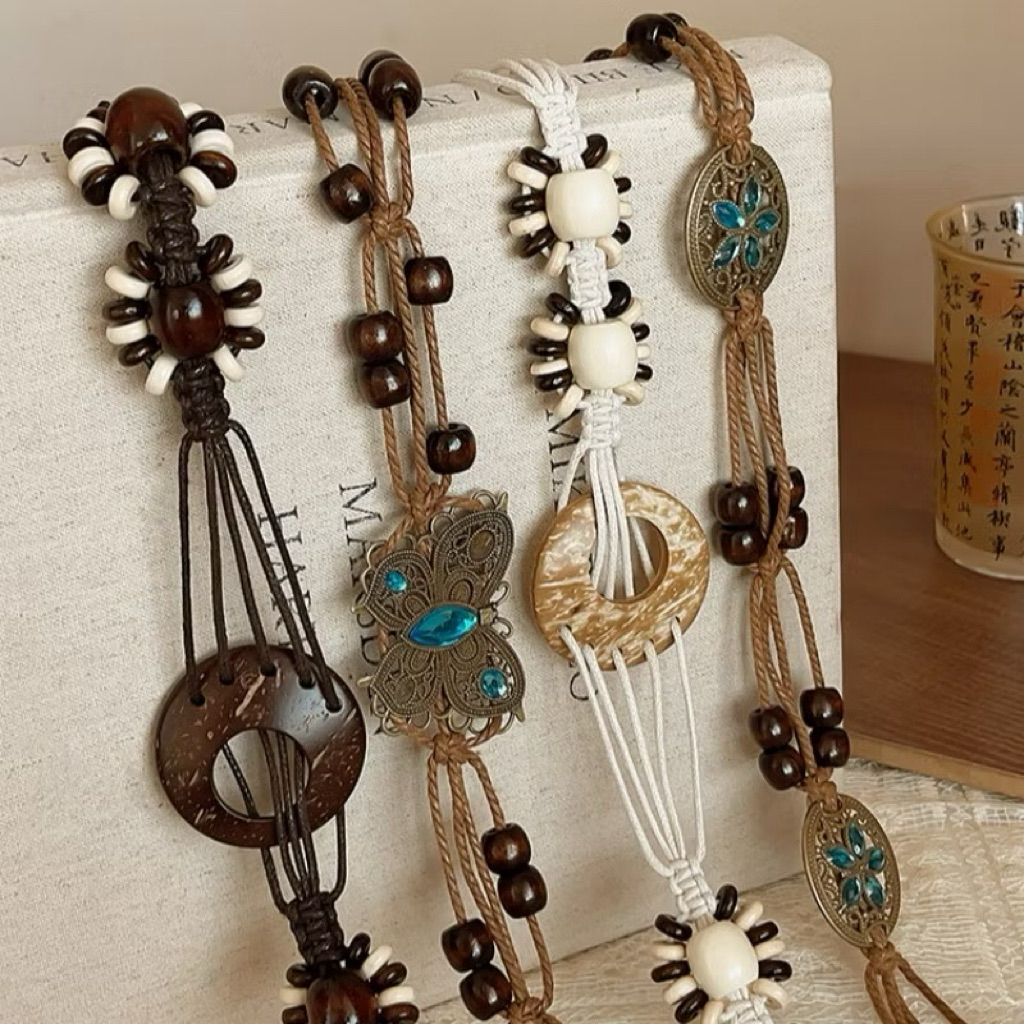 Thắt Lưng/Đai Lưng/Đai Váy Phong Cách bohemian Thời Trang Nữ Năm 2025