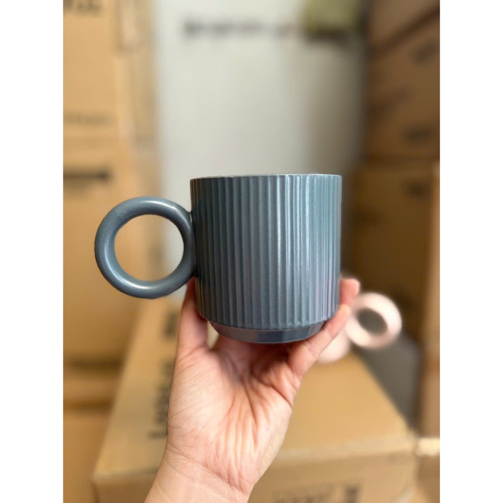 Cốc Bằng Sứ LocknLock Ceramic Mug TLL564, 3 Màu Lựa Chọn, Dung Tích 390ml - K-MALL