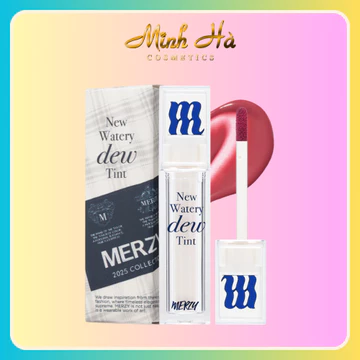 Son bóng Merzy The Watery Dew Tint ver 5 4g bền màu giúp đôi môi căng mọng