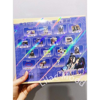 [hàng sẵn] (2) NEW Hộp quà tặng Ma đạo tổ sư nhiều món đặc biệt / 15-16 món card lomo vòng tay hình dán anime manga BL