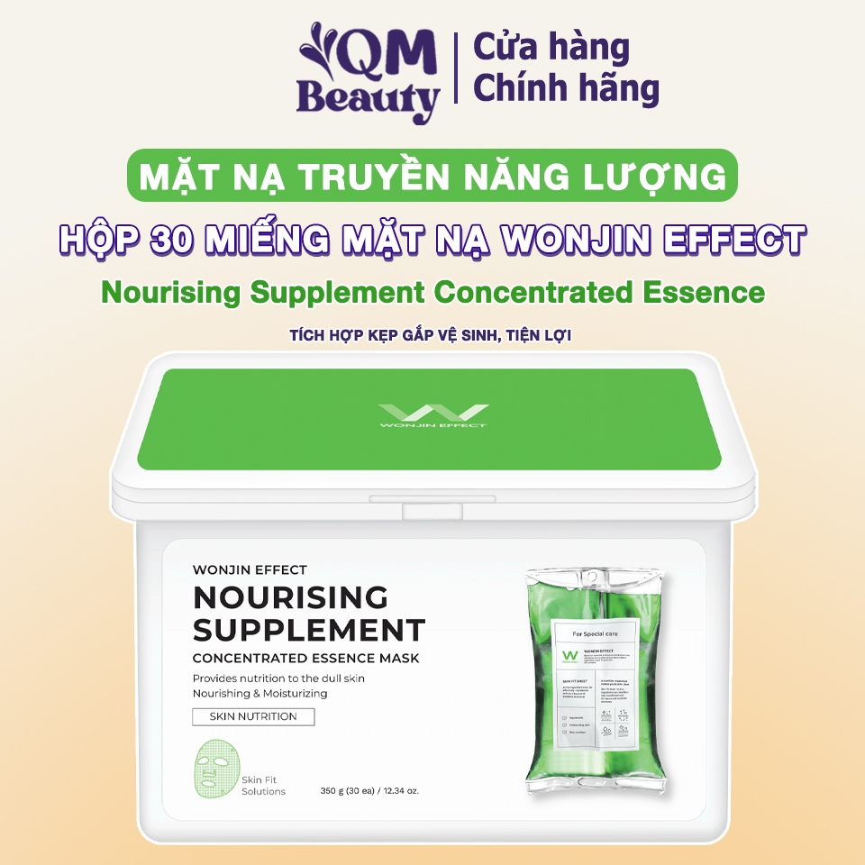 Nourishing supplement wonjin effect mặt nạ M t N Wonjin Nourising Supplement Xanh L