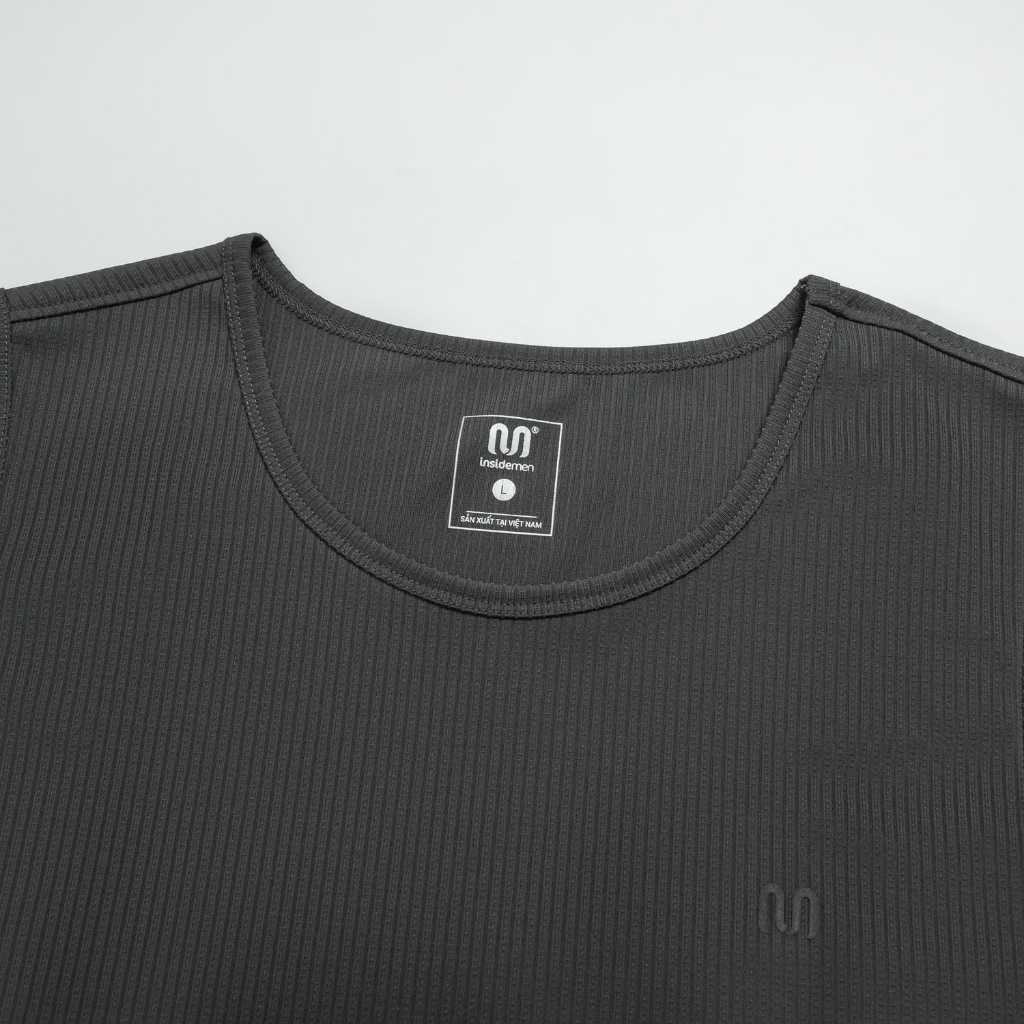 Áo Thun Ba Lỗ Tanktop Nam Cổ Tròn Mềm Mại Co Giãn Insidemen Nhiều Màu ITL106AS0