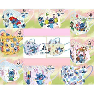 Khẩu Trang Hoạt Hình Stitch Cho Bé 4-12T