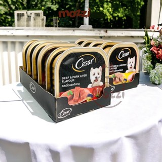 [Vỉ 6 hộp - Thùng 24 ] Pate cho chó Cesar Hộp 100gr