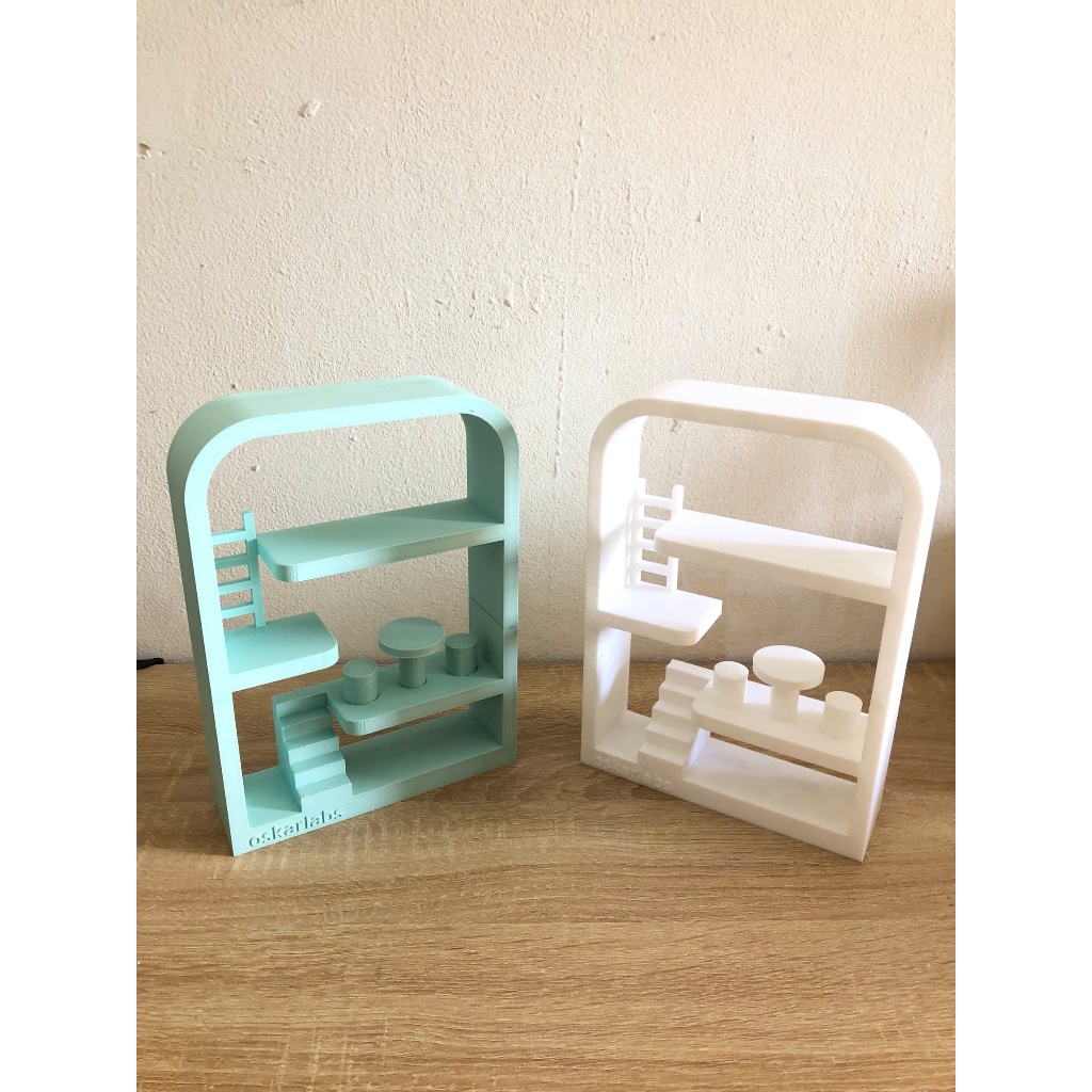 Kệ Trưng Bày Nhà Smiski - Mô Hình In 3D Tùy Chỉnh