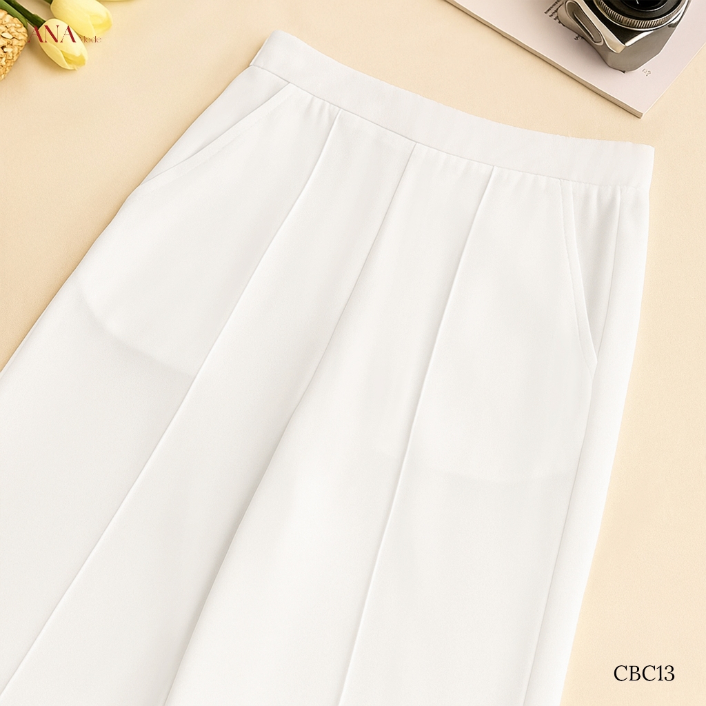 Quần Dài Dáng Suông Trung Niên ANA Mode Chất Liệu Chiffon Mềm Mịn Mát Đi Tiệc Quà Tặng Mẹ QD25CBC13