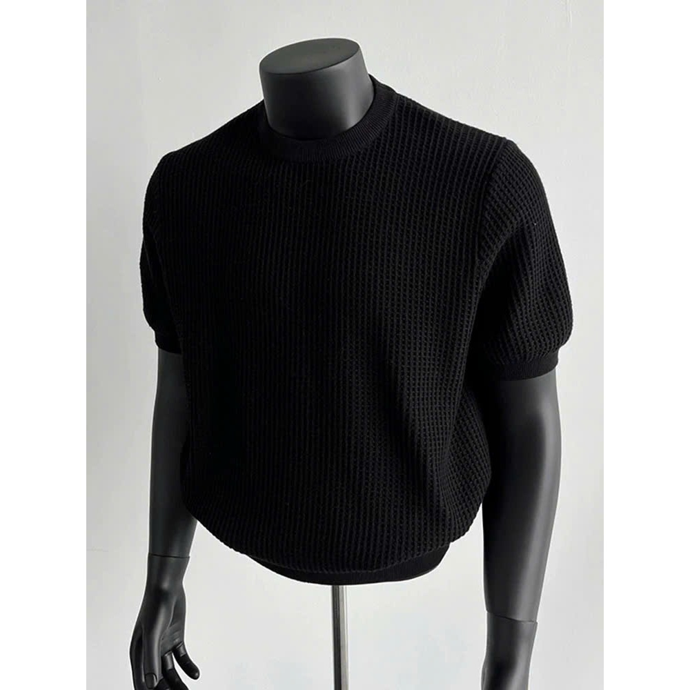 Áo thun Stee Cổ tròn Vải len bo áo URBAN ISIEUAOTHUNI Unisex
