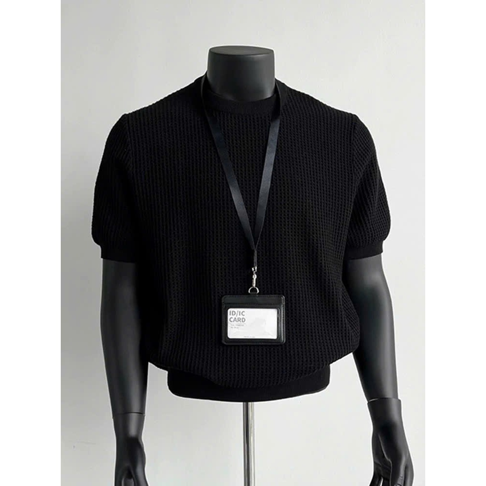 Áo thun Stee Cổ tròn Vải len bo áo URBAN ISIEUAOTHUNI Unisex