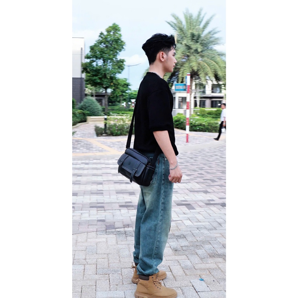 Áo thun Stee Cổ tròn Vải len bo áo URBAN ISIEUAOTHUNI Unisex