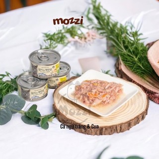 [Thùng 24 lon]  Pate cho mèo Thịt cá ngừ trắng Meowow Lon 80gr