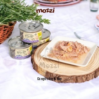 [Thùng 24 lon]  Pate cho mèo Thịt cá ngừ trắng Meowow Lon 80gr