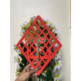 thoi treo tường chất liệu nhựa- kt:27*34cm- dùng để cắm các loại hoa lá treo tường