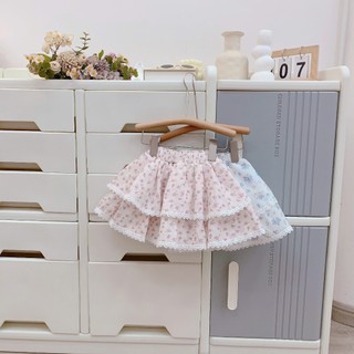 Quần áo bé gái, Chân váy xòe bé gái 2 tầng, vải thô mềm 10-26kg V678 | Tiểu Yến KID