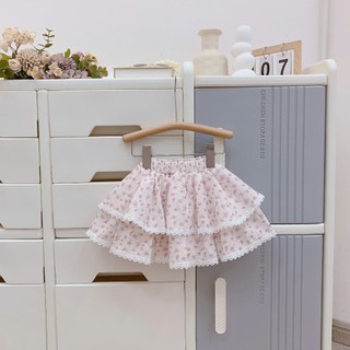 Quần áo bé gái, Chân váy xòe bé gái 2 tầng, vải thô mềm 10-26kg V678 | Tiểu Yến KID