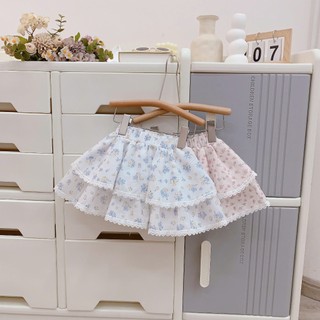 Quần áo bé gái, Chân váy xòe bé gái 2 tầng, vải thô mềm 10-26kg V678 | Tiểu Yến KID