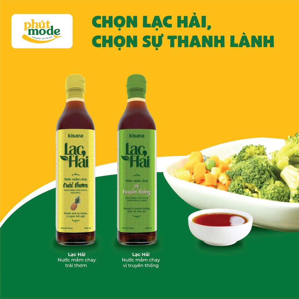 Nước mắm chay vị truyền thống Lạc Hải 500ml – Thơm ngon đậm vị, bí quyết cho bữa ăn thêm đậm đà