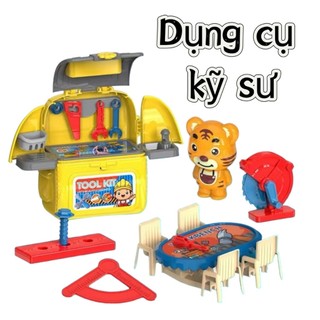 Bộ Đồ Chơi Dụng Cụ Sửa Chữa Mini Cho Bé – Balo Kỹ Sư Xây Dựng Đa Năng
