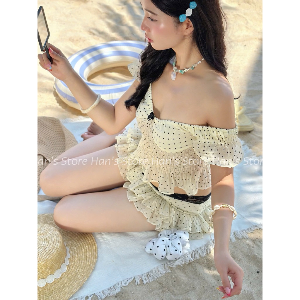 [HAN’S STORE] HÀNG SẴN TUỲ MÀU - SET ĐI BIỂN FORM MINI SKIRT CỰC XINH HOẠ TIẾT HOTTREND 2026 BIKINI CHÍNH CHỦ (ẢNH THẬT)