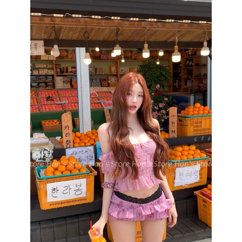 [HAN’S STORE] HÀNG SẴN TUỲ MÀU - SET ĐI BIỂN FORM MINI SKIRT CỰC XINH HOẠ TIẾT HOTTREND 2026 BIKINI CHÍNH CHỦ (ẢNH THẬT)