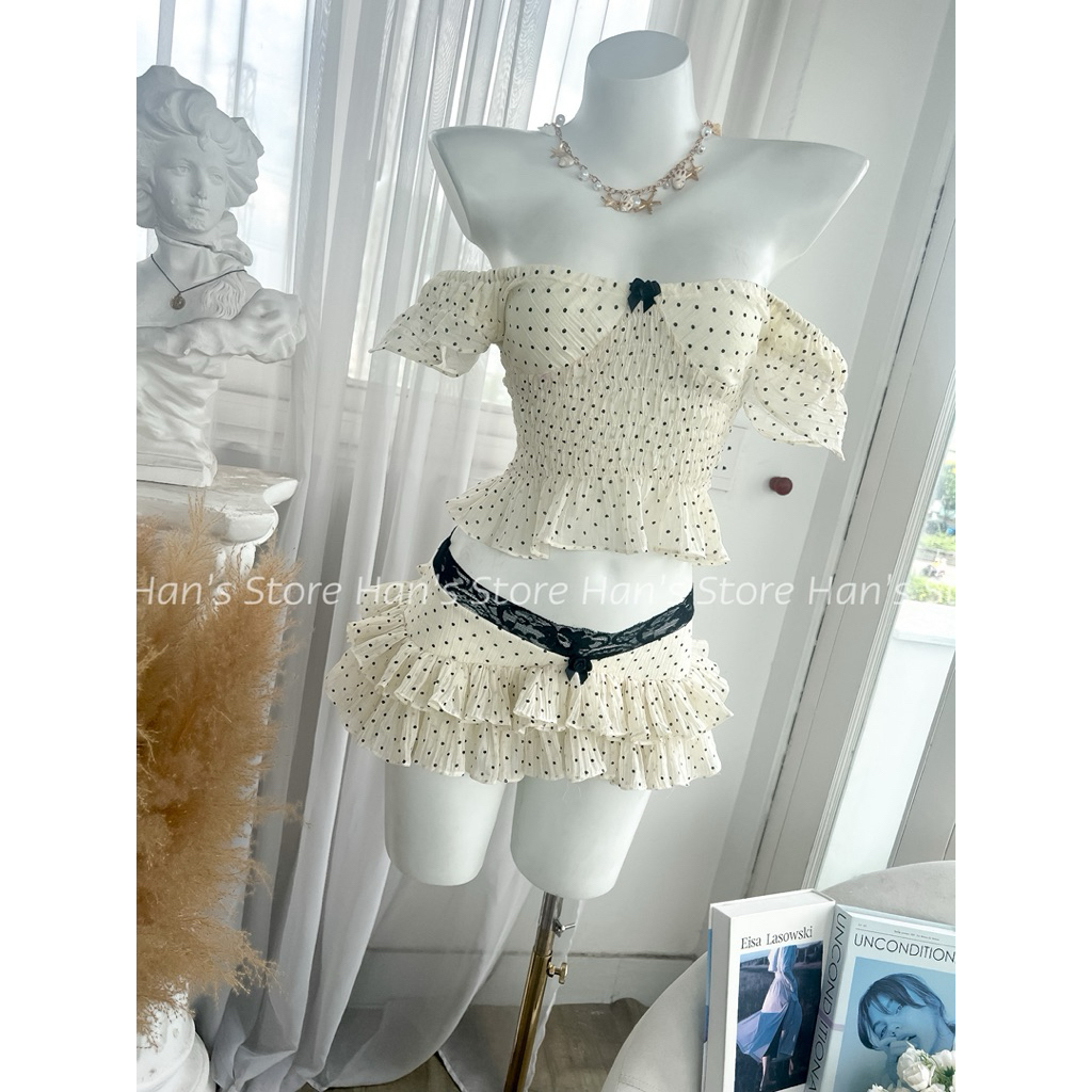 [HAN’S STORE] HÀNG SẴN TUỲ MÀU - SET ĐI BIỂN FORM MINI SKIRT CỰC XINH HOẠ TIẾT HOTTREND 2026 BIKINI CHÍNH CHỦ (ẢNH THẬT)