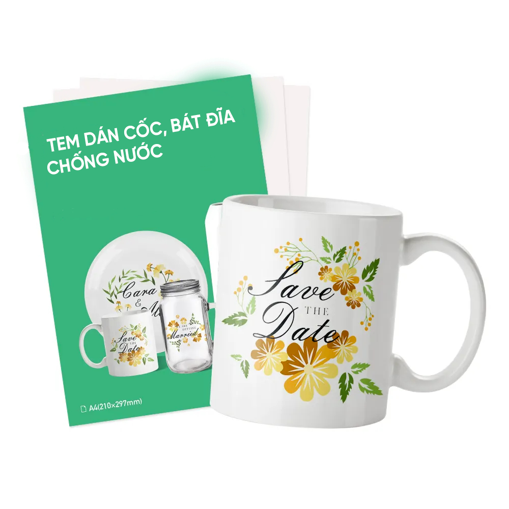 In Tem Dán Cốc, Bát Đĩa, Theo Yêu Cầu - Nâng Tầm Thương Hiệu Với Chi Phí Thấp