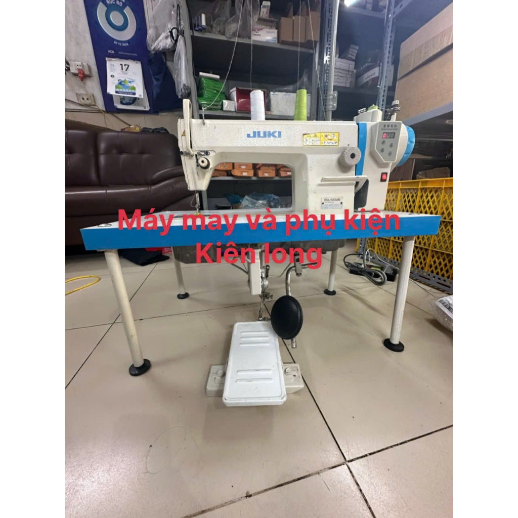 Máy 1 kim  juki mô tơ liền trục công nghiệp mảnh bàn - juki 5550- 8700- 8100