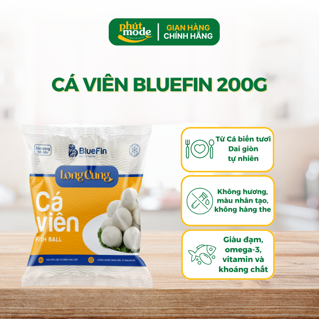 Cá viên Long Cung 200g - Thơm ngon, tự nhiên, không chất bảo quản