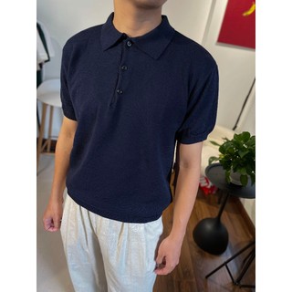 Áo Polo Nam AS Dệt Kim Len Trơn Premium Knit