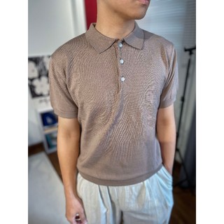 Áo Polo Nam AS Dệt Kim Len Trơn Premium Knit