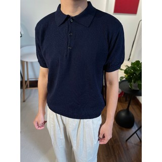 Áo Polo Nam AS Dệt Kim Len Trơn Premium Knit