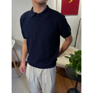 Áo Polo Nam AS Dệt Kim Len Trơn Premium Knit