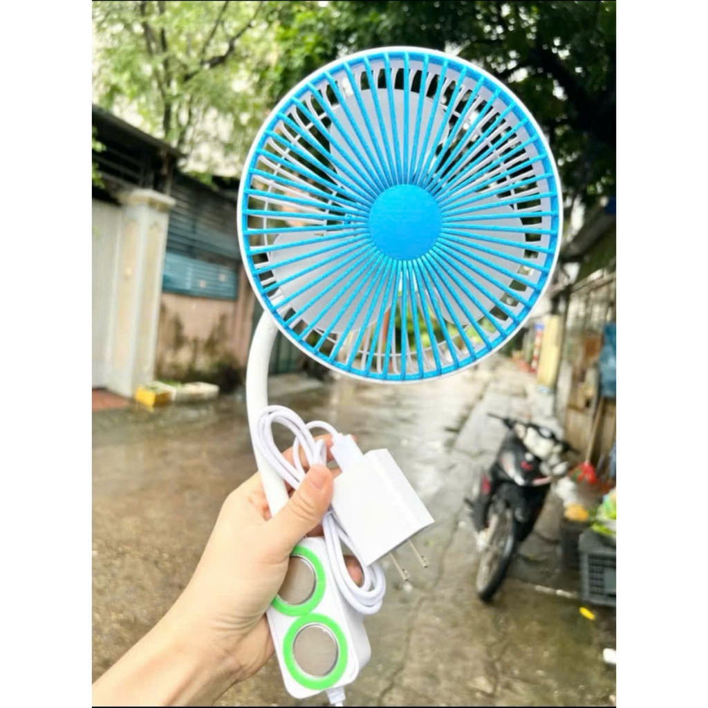 Quạt máy may CÁNH TO COPPSđế gắn nam châm, phích cắm USB,điều chỉnh 3 cấp độ gió được sử dụng trong ngành may, văn phòng