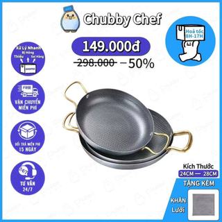 Chảo tổ ong chống dính 2Q Inox Cao Cấp KWAI vân tổ ong sâu lòng công nghệ Đức chảo vân tổ ong cao cấp chống dính an toàn