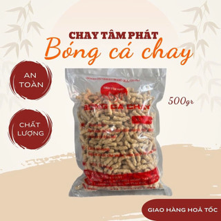 500g BÓNG CÁ CHAY TÂM PHÁT( Ròn rụm thơm ngon) HSD 1 năm