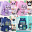 Balo chống gù cho bé kèm phụ kiện kuromi, baby three,…