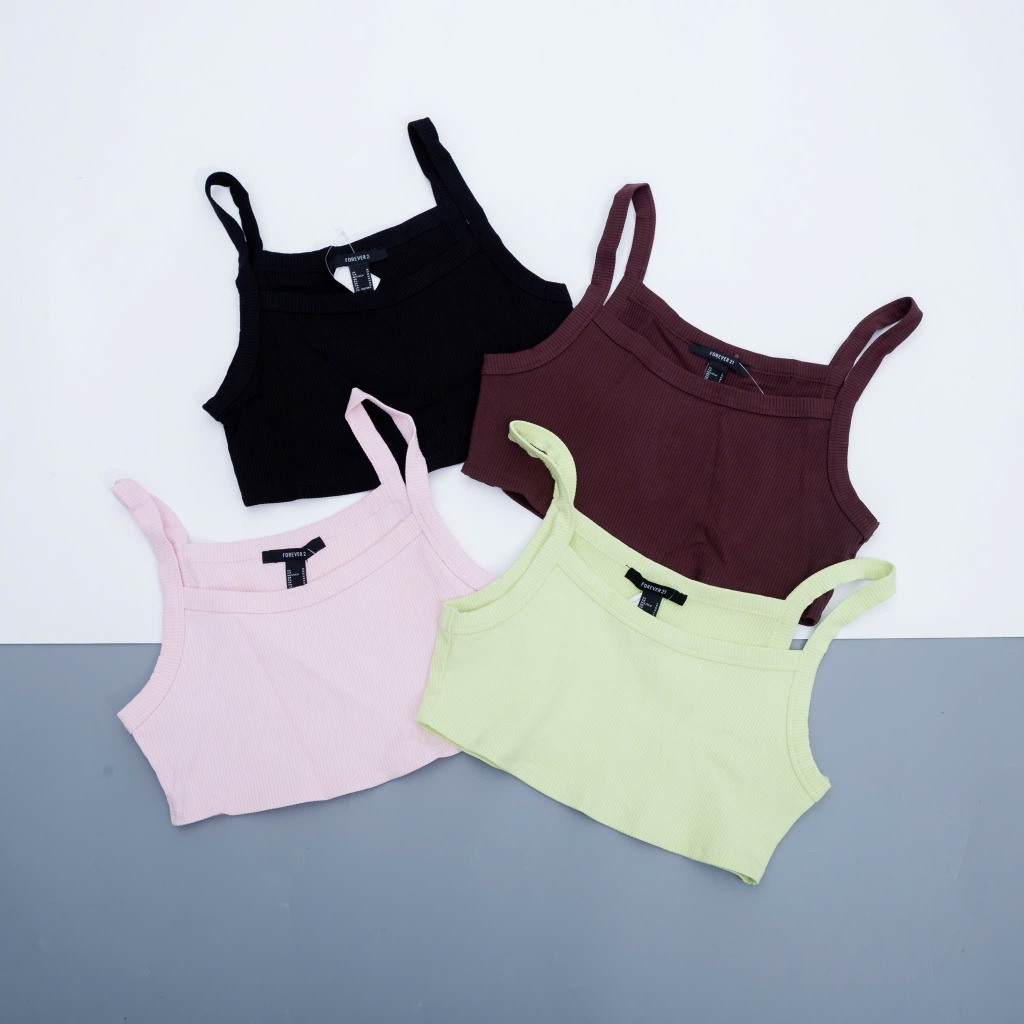 FOREVER21 ÁO CROPTOP NÂU (240416113)