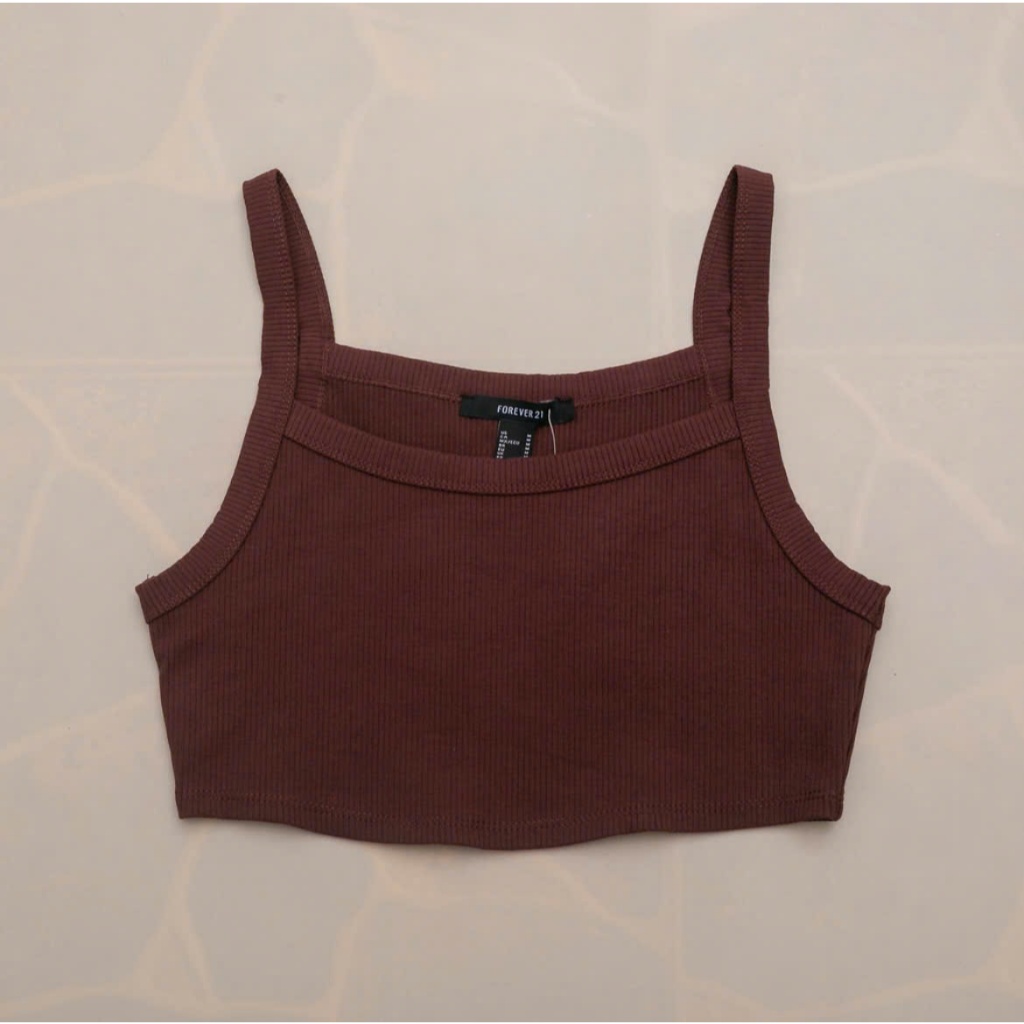 FOREVER21 ÁO CROPTOP NÂU (240416113)