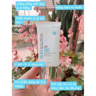 KEM CHỐNG NẮNG Sun Solution Huyền Phi 50ml Chống Nắng