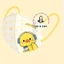 Khẩu Trang Hoạt Hình Vịt Vàng 3D🦆 Cho Bé 0-3T