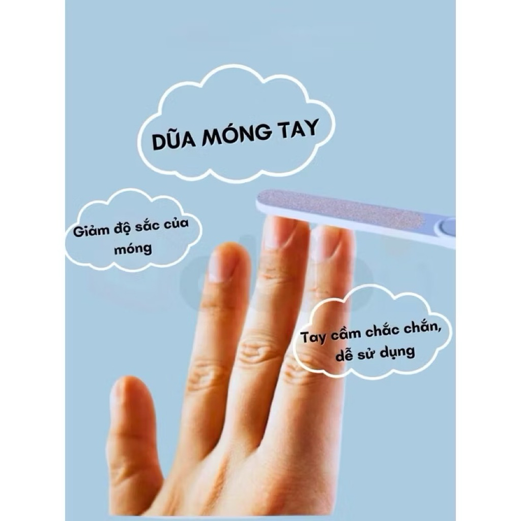 Bộ dụng cụ cắt móng tay hình gấu đáng yêu