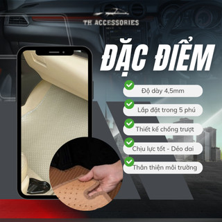 Thảm lót sàn ô tô Diamond Toyota Rav4   chất liệu PVC cao cấp chống trượt chống nước