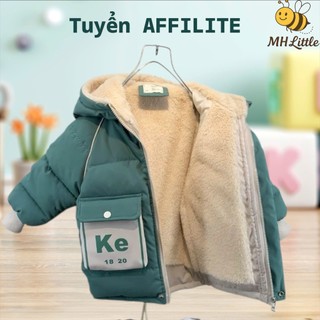 #31- Áo Khoác Phao Trần Bông Siêu Nhẹ Lông Cừu Cho Bé Trai Bé Gái Mùa Đông từ 6 - 40kg #13