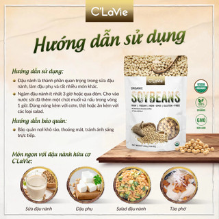 Đậu nành hữu cơ C'LaVie Organic Soybeans