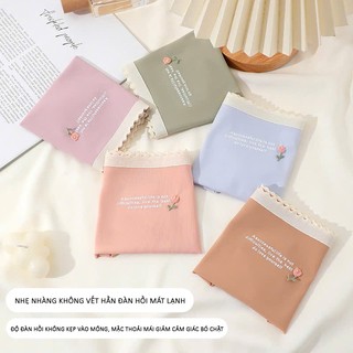 Quần Lót Nữ Lụa Lạnh Không Viền Mềm Mịn, Không Vết Hằn, Co Giãn 4 Chiều, Form Đẹp Tôn Dáng