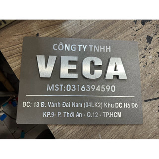 bảng công ty, bảng số nhà chất liệu cao cấp bền đẹp sang trọng nhiều kích thước